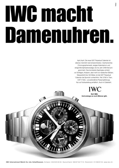 IWC Werbung wirkt 